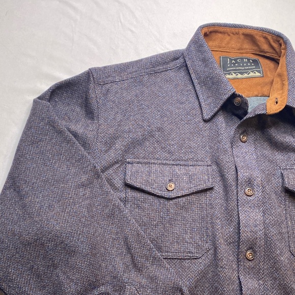 Jachs Gray Casual Button Down Shirt-NWOT - Picture 3 of 13